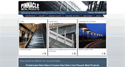 Desktop Screenshot of pinnmetalstairs.com